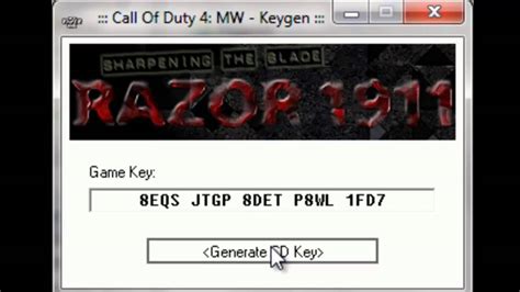 Image result for Key Code for Call of Duty 2