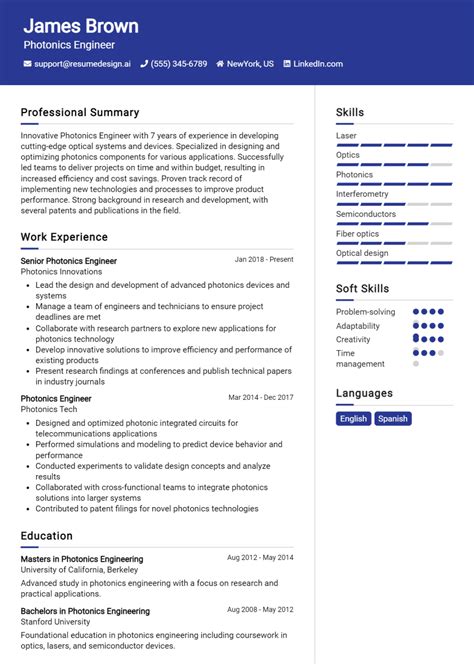 20 RF Engineer Resume Examples And Templates for 2026: Top Tips - ResumeDesign.ai