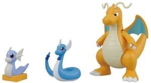 Bandai Pokemon Dragonite Kairyu Evolution Plastic Modeling Kit Japan ...