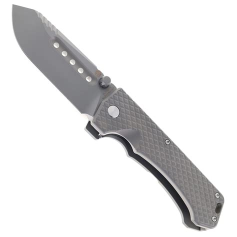 Limited Edition PMP Alpha Beast Blue Titanium Handle Pocket Knife ...