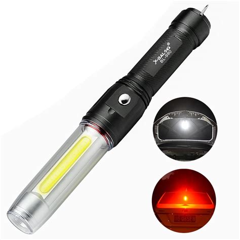Led Baton Flashlight Police Stick Baton Torch Light Stick 21 inch with ...