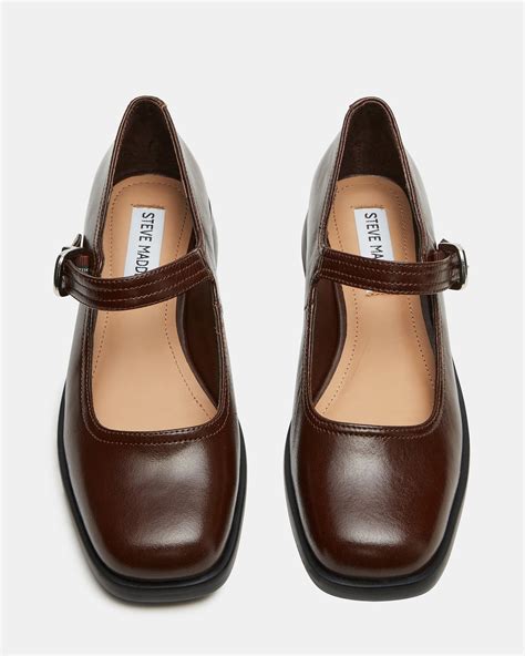 Womens Brown Leather Shoes