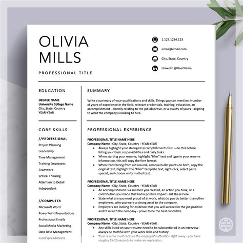 Free Printable Basic Resume 的图像结果