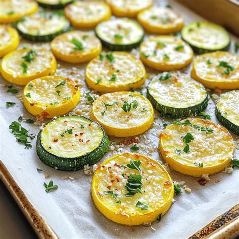 Garlic Parmesan Zucchini and Squash Flavor Boost - flavorsprint