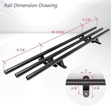104RDHOUSE 3.3FT Sliding Library Ladder Hardware Kit, Black India | Ubuy