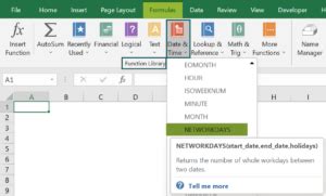 Image result for Excel Networkdays Tutorial