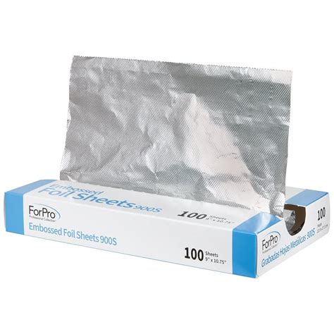ForPro Embossed Foil Sheets 900S, Aluminum Foil, Pop-Up Dispenser, for ...