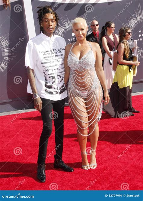 Wiz Khalifa and Amber Rose editorial photo. Image of star - 53797991