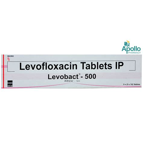 Levobact-500 Tablet | Uses, Side Effects, Price | Apollo Pharmacy