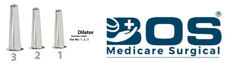 BOS Medicare Surgical® Brass Anal Dilator Set of 3 (Size 1, 2, 3 ...