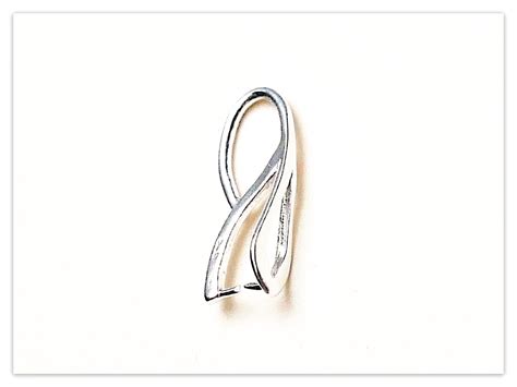 20,5mm Silber Anhängerschlaufen, Sterlingsilber Fassungen, 925 ...