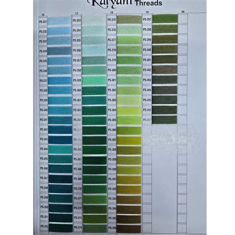 Shade Cards – Kalyani Threads