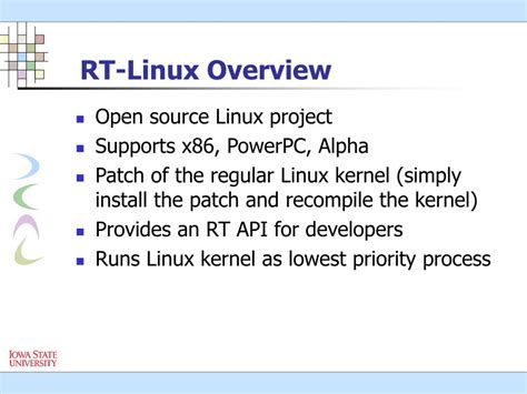 Image result for RTLinux