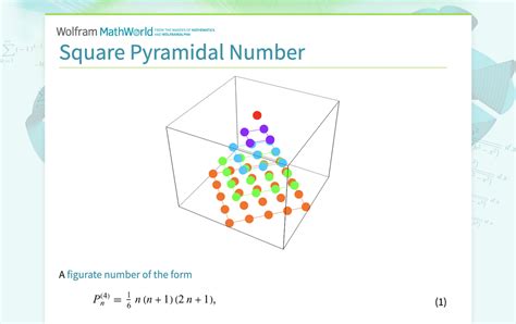 Image result for Pyramidal Number Examples