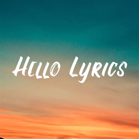Hello Lyrics