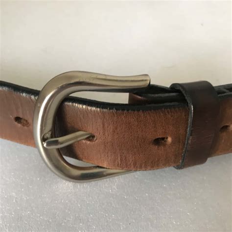 Mc Jim Mens Brown Leather Belt 108 - 184 cm Waist