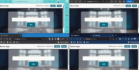 .Net SignalR and Angular Example 的图像结果