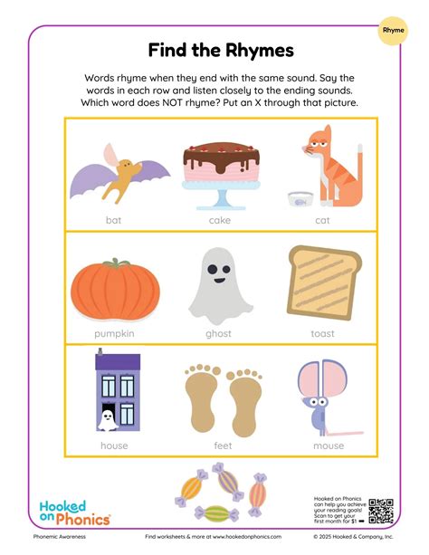 Rhyming Words Resources | Hooked on Phonics