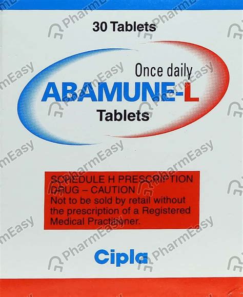 Buy Abamune L Tablet Online at Flat 15% OFF | PharmEasy
