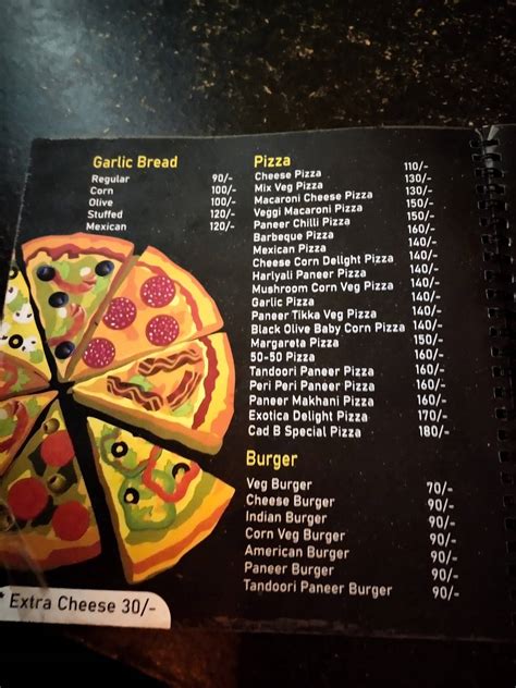 Menu at CAD M CAD B YOUNGER'S HUNGER - PURE VEG RESTAURANT, Durg