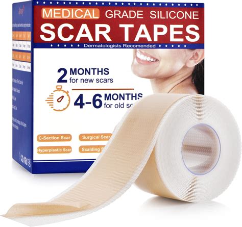 Amazon.com : SilkySecret Silicone Scar Sheets (1.6" x 60" Roll - 1.5M ...