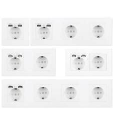 Wall USB Socket Frame Triple Spain USB Plug 16A India | Ubuy
