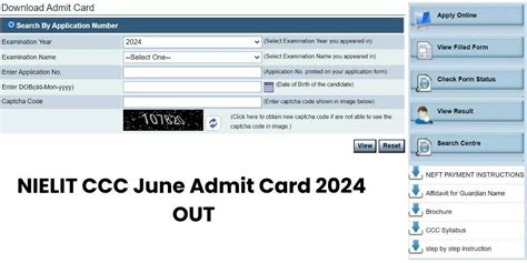 NIELIT CCC June Admit Card 2024: nielit.gov.in पर जारी, इस लिंक से ...