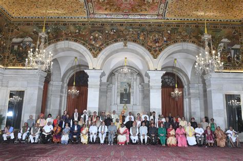 The President of India, Smt Droupadi Murmu presented Padma Vibhushan ...