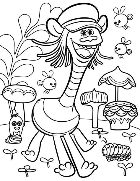 Trolls Movie Coloring Pages - Best Coloring Pages For Kids