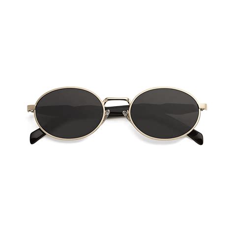 essntl Series Retro Oval Sunglasses For Men & Women - Golden Ash – 4Flaunt