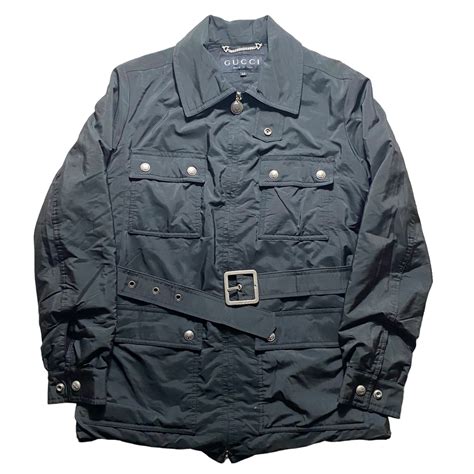 vintage GUCCI nylon motorcycle jacket | NOIR ONLINE