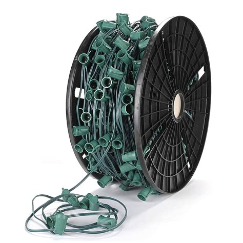 Yescom DELight Commercial 500-FT C9 Christmas Light Spool Set UL Listed ...