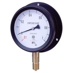 MPP Plastic Closed Pressure Gauge, Vibration-Proof Type, Rounded Edge ...