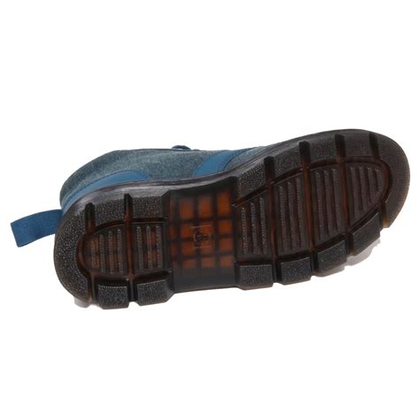 F1966 (NO BOX) polacchino uomo tissue blue DR. MARTENS scarpe boot shoe man