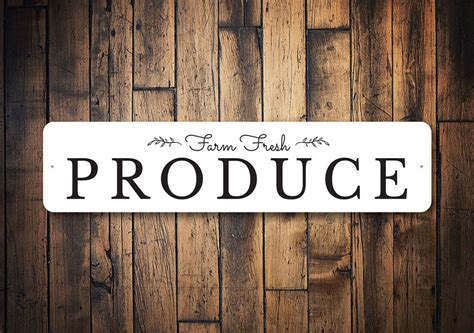 Buy Farm Fresh Produce, Farming Produce, Produce Sign, Decor for ...