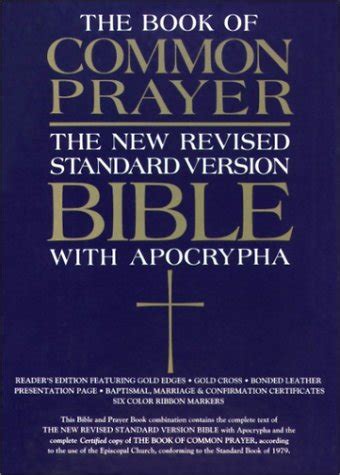 Buy The 1979 Book of Common Prayer + Holy Bible, New Revised Standard ...