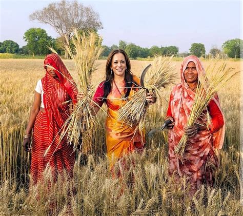 ट्रंप पत्तल पर खा रहे हैं, कमला खेतों में फसल... अमेरिकी चुनाव का भारत ...