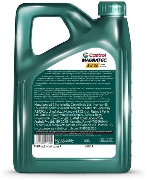 Castrol MAGNATEC 5W-30 API SQ ACEA C2 | NON-STOP PROTECTION FROM EVERY ...