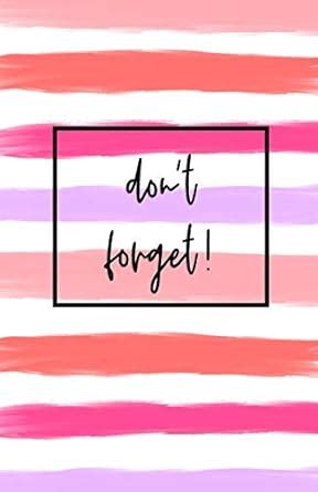 Don't Forget!: Discreet password organizer for logins, purple ...