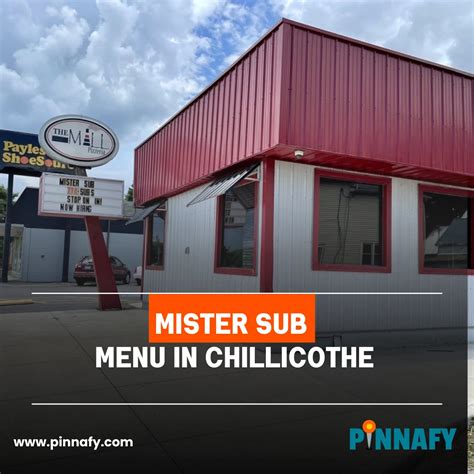 Mister Sub Menu Chillicothe OH with Prices (Updated for February 2026 ...