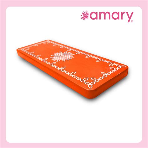 Amary Pooja Chowki | Wooden Palaka/Mane Pedestal for Puja and Diya sta