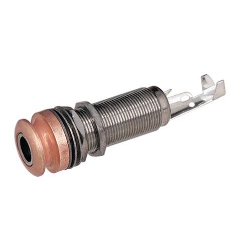 Threaded Cylinder Output Strap EndPin for Electric Guitar Light Brown ...