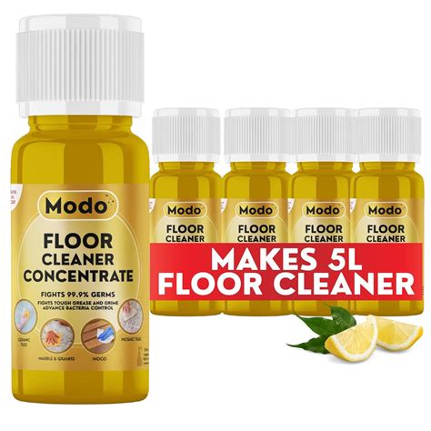 Modo Floor Cleaner Concentrate 5L Pack | Kills 99.9% germs | Non Toxic ...