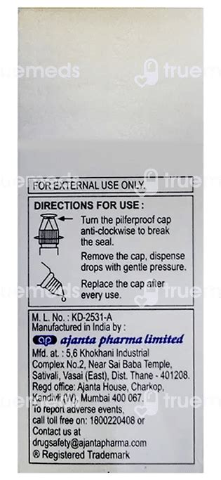 Ripatec T Eye Drop 5 Ml - Uses, Side Effects, Dosage, Price | Truemeds