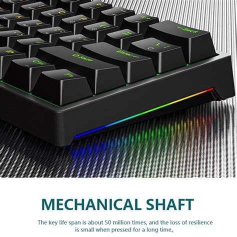 Y-FRUITFUL K33 61 Keys Type C Hot Swappable Mechanical Gaming Keyboard ...
