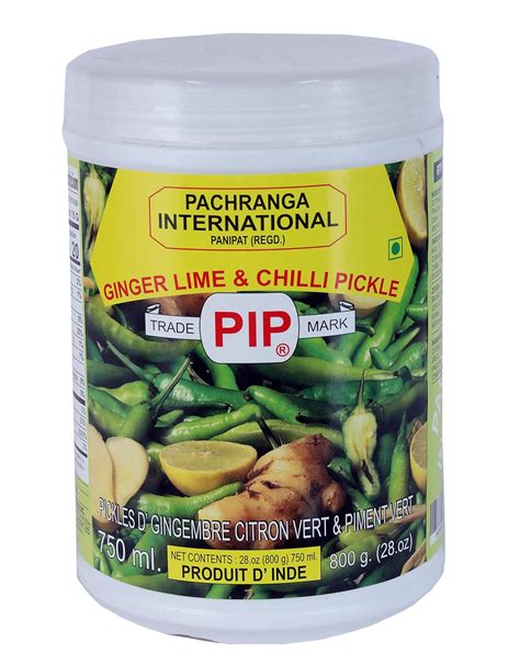 ACHAR PACHRANGA PACHRANGA International PIP Ginger Lime Chilli Pickle ...