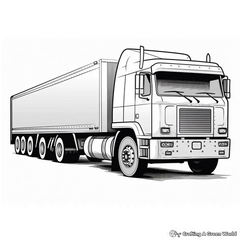 Truck Coloring Pages - Free & Printable!