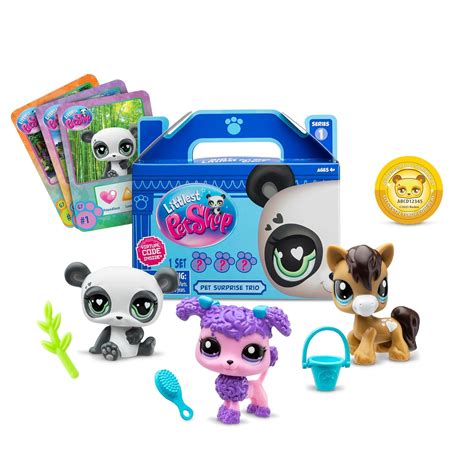 Littlest Pet Shop, Pet Surprise Three Pack - Gen 7, Pets #1 - #18 ...