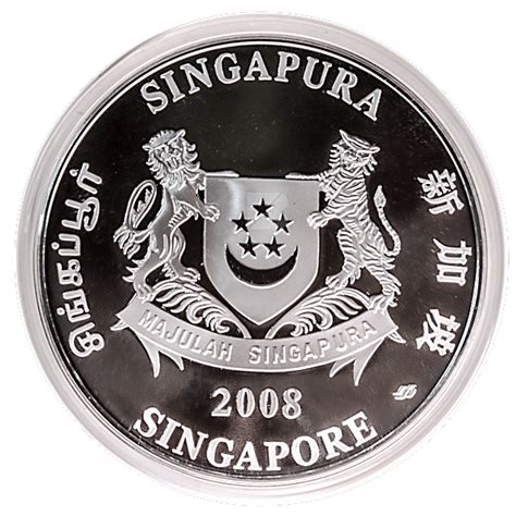 Singapore Mint Silver Lunar Series 2008 - Year of the Rat - Circulated ...
