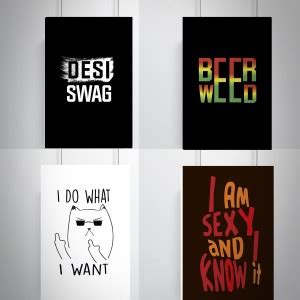 Cool, Trendy, Quirky Posters , Desi Swag - Awesome Desi Swag designs ...